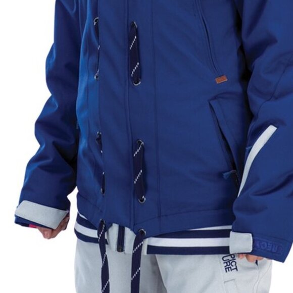 PICTURE Cooler 2 Friends Line Snowboard Ski Jacket Blue Woman's Size Large - Picture 4 of 13